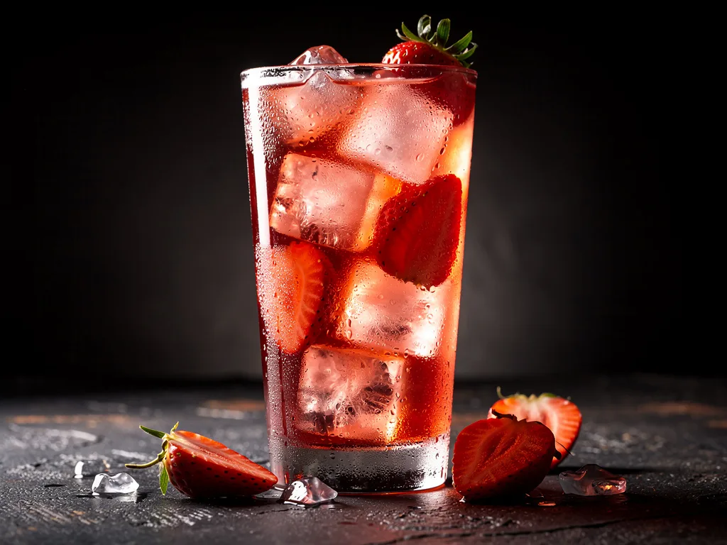 Strawberry Bliss fusion iced tea